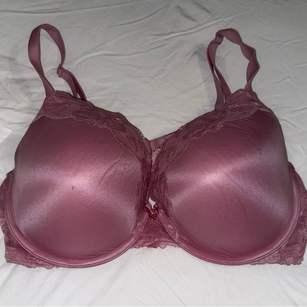 Body by Victoria Lace Trimmed Bra in Mauve